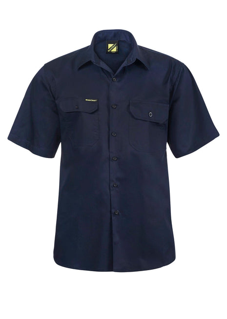 Lightweight Short Sleeve Vented Cotton Drill Shirt (NC-WS4012)