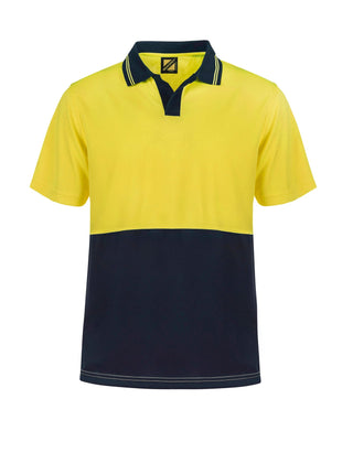 Hi Vis Long Sleeve Micromesh Polo Shirt with Pocket (NC-WSP205)
