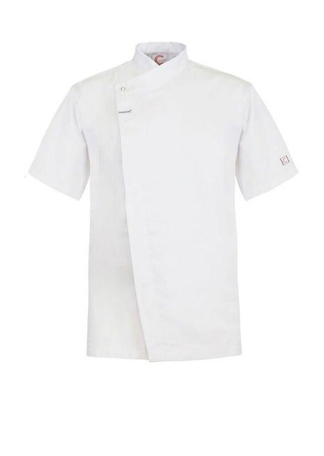 Short Sleeve Chefs Tunic with Concealed Front (NC-CJ041)