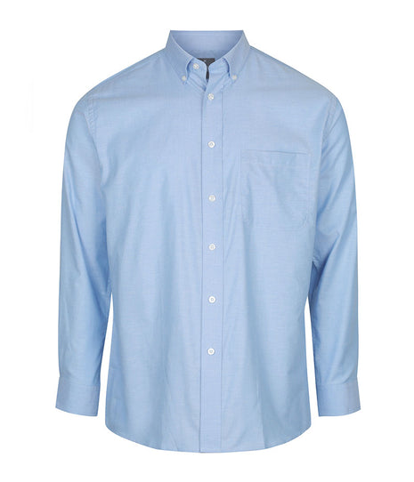 Mens Oxford Weave Long Sleeve Shirt (GW-1015L)