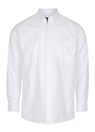 Mens Oxford Weave Long Sleeve Shirt (GW-1015L)