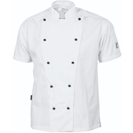 Cool-Breeze Cotton Chef Jacket - Short Sleeve (DN-1103)