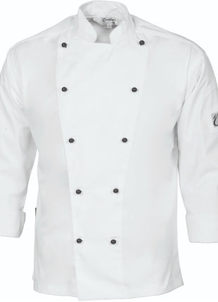 Cool-Breeze Cotton Chef Jacket - Long Sleeve (DN-1104)