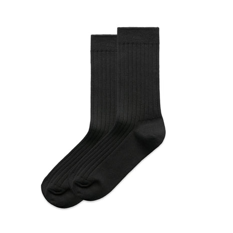 Womens Rib Socks (2PK) (AS-1203)