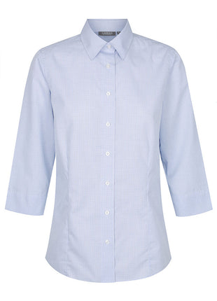 Guildford Womens Square Textured 3/4 Sleeve Shirt (GW-1251WL)