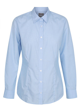 Windsor Womens Puppy Tooth Long Sleeve Shirt (GW-1267WL)