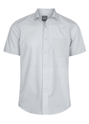 Nicholson Mens Premium Poplin Short Sleeve Shirt (GW-1272S)