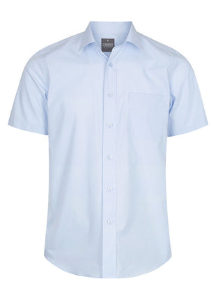 Nicholson Mens Premium Poplin Short Sleeve Shirt (GW-1272S)