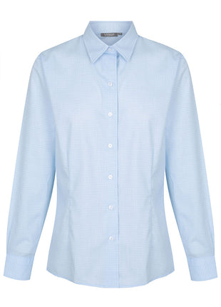 Bell Womens Textured Mini Check Long Sleeve Shirt (GW-1295WL)