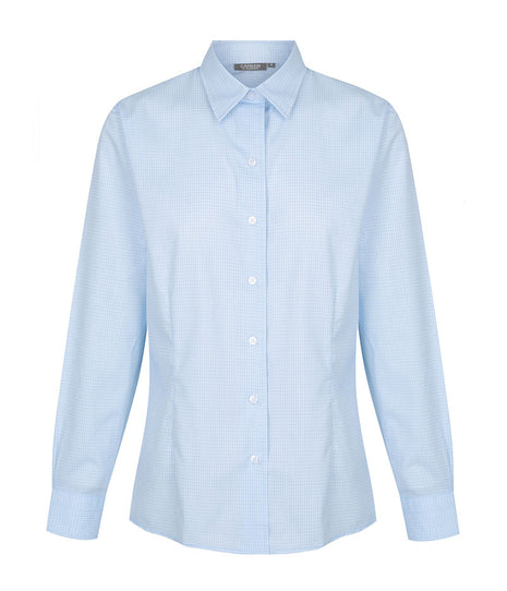 Bell Womens Textured Mini Check Long Sleeve Shirt (GW-1295WL)