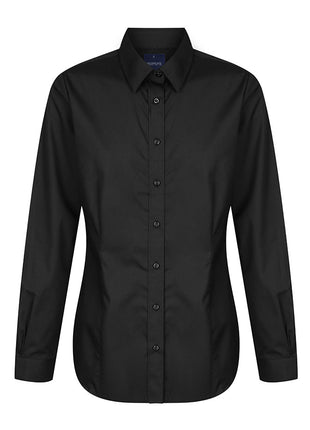 Nicholson Womens Premium Poplin Long Sleeve Shirt (GW-1520WL)