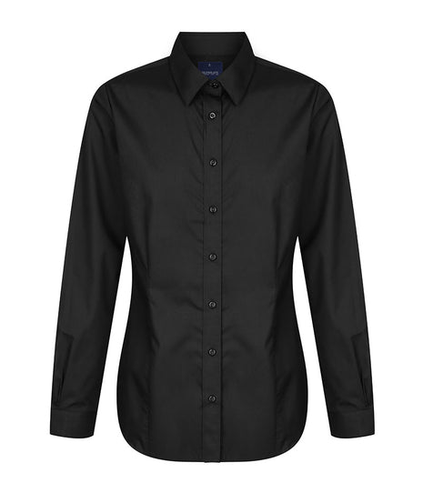 Nicholson Womens Premium Poplin Long Sleeve Shirt (GW-1520WL)