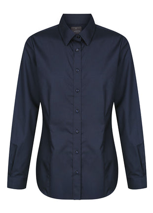Nicholson Womens Premium Poplin Long Sleeve Shirt (GW-1520WL)