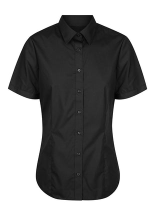 Nicholson Womens Premium Poplin Short Sleeve Shirt (GW-1520WS)