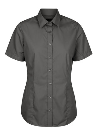 Nicholson Womens Premium Poplin Short Sleeve Shirt (GW-1520WS)