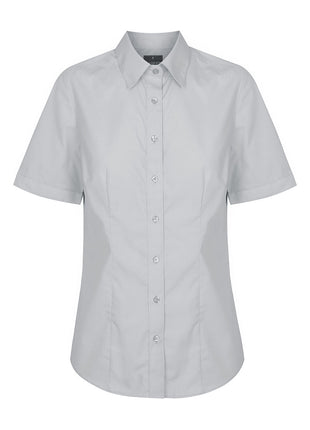 Nicholson Womens Premium Poplin Short Sleeve Shirt (GW-1520WS)