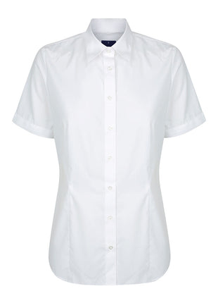 Nicholson Womens Premium Poplin Short Sleeve Shirt (GW-1520WS)