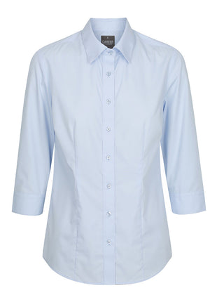 Nicholson Womens Premium Poplin 3/4 Sleeve Shirt (GW-1520WZ)
