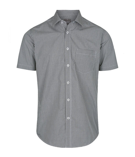 Westgarth Mens Gingham Short Sleeve Shirt (GW-1637S)