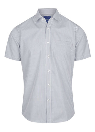 Westgarth Mens Gingham Short Sleeve Shirt (GW-1637S)