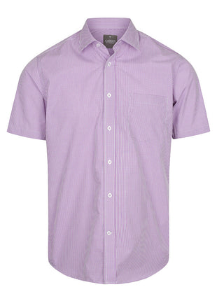 Westgarth Mens Gingham Short Sleeve Shirt (GW-1637S)