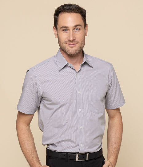 Westgarth Mens Gingham Short Sleeve Shirt (GW-1637S)