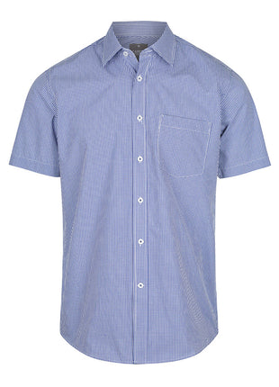 Westgarth Mens Gingham Short Sleeve Shirt (GW-1637S)