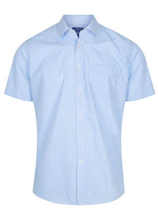 Westgarth Mens Gingham Short Sleeve Shirt (GW-1637S)