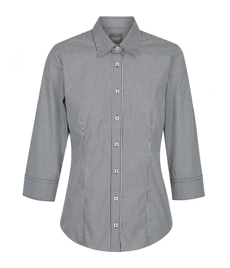 Westgarth Womens Gingham 3/4 Sleeve Shirt (GW-1637WZ)