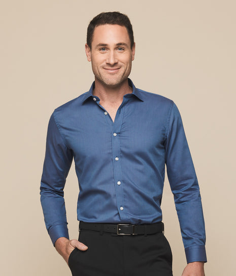 Balmoral Mens Royal Oxford Shirt (Slim Fit) (GW-1701L)