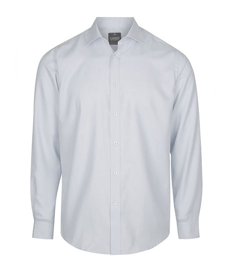 Landsdowne Mens Micro Step Long Sleeve Shirt (GW-1709L)