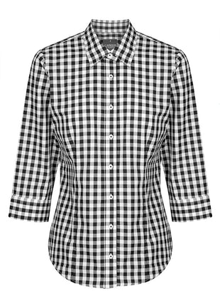Degraves Womens Royal Oxford 3/4 Sleeve Shirt (GW-1710WL)