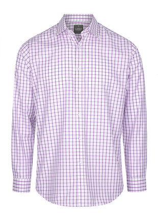 Bourke Mens Oxford Check Long Sleeve Shirt (GW-1712L)