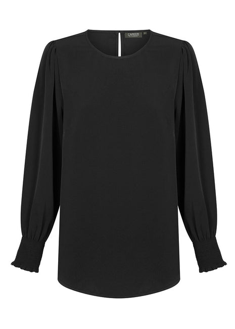Freya Womens Shirred Cuff Soft Top (GW-1796WL)