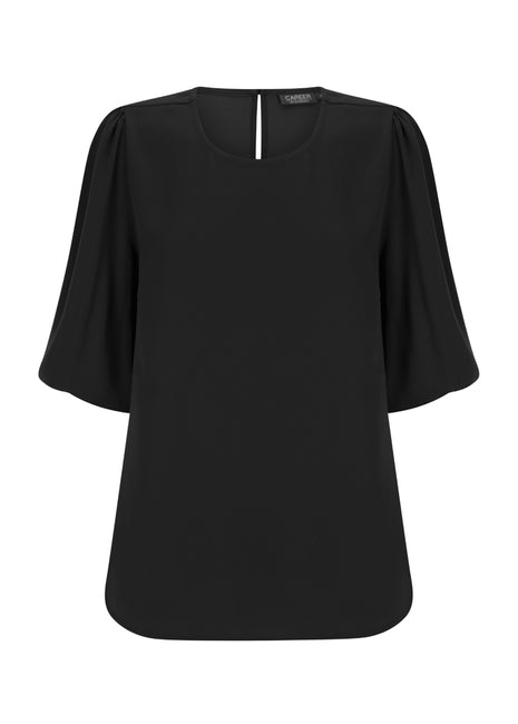 Poppy Womens Puff Sleeve Top (GW-1807WS)