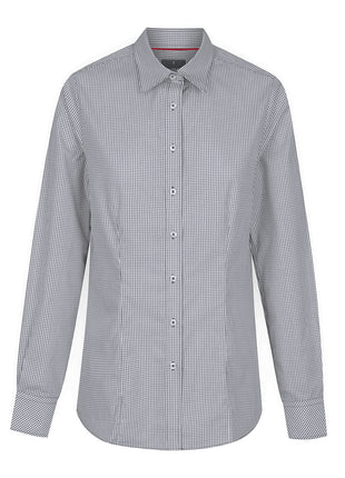 Fawkner Womens Micro Check Long Sleeve Shirt (GW-1895WL)