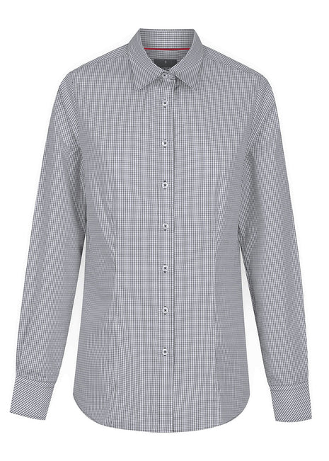 Fawkner Womens Micro Check Long Sleeve Shirt (GW-1895WL)