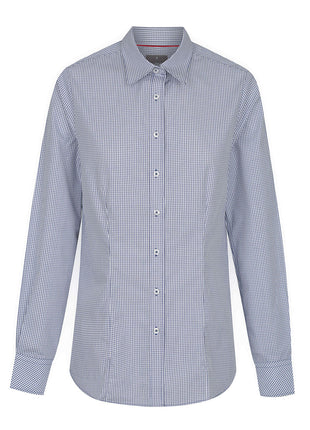 Fawkner Womens Micro Check Long Sleeve Shirt (GW-1895WL)