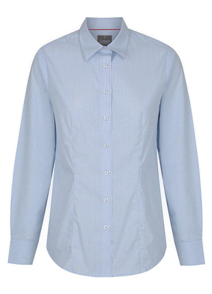 Fawkner Womens Micro Check Long Sleeve Shirt (GW-1895WL)