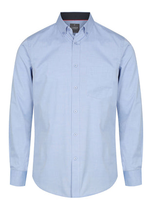 Bradford Mens Fine Oxford Long Sleeve Shirt (GW-1898L)