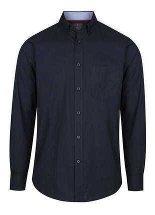Bradford Mens Fine Oxford Long Sleeve Shirt (GW-1898L)