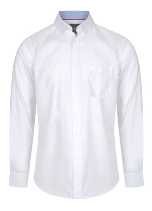 Bradford Mens Fine Oxford Long Sleeve Shirt (GW-1898L)