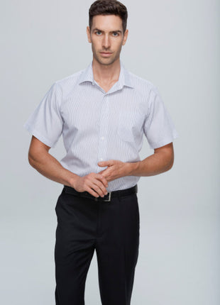 Henley Mens Shirt Short Sleeve (AP-1900S)