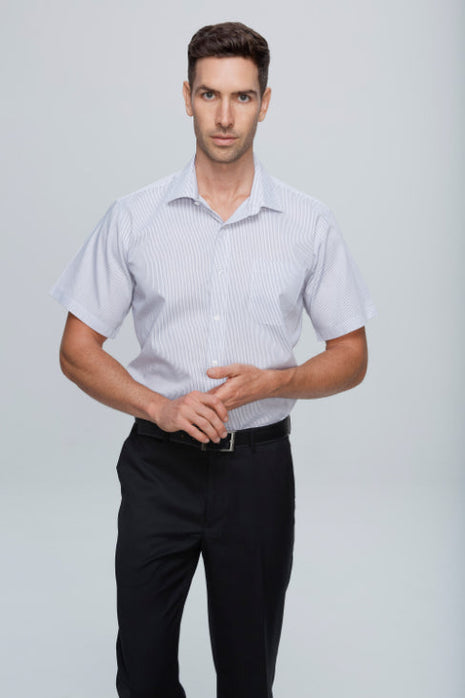 Henley Mens Shirt Short Sleeve (AP-1900S)