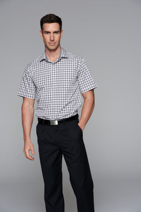 Devonport Mens Shirt Short Sleeve (AP-1908S)