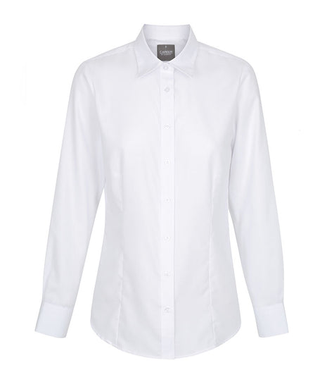 Ultimate Womens White Long Sleeve Shirt (GW-1908WL)