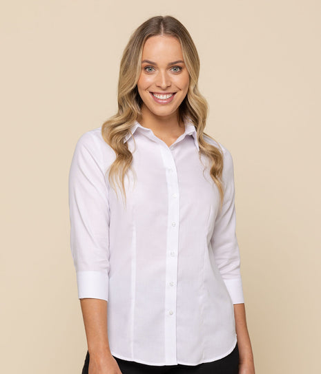 Ultimate Womens White 3/4 Sleeve Shirt (GW-1908WZ)