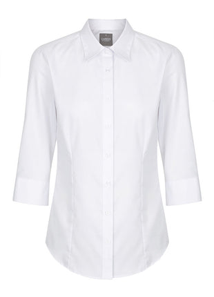 Ultimate Womens White 3/4 Sleeve Shirt (GW-1908WZ)