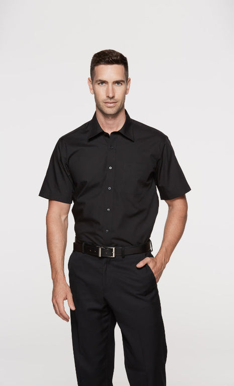 Kingswood Mens Shirt Short Sleeve (AP-1910S)