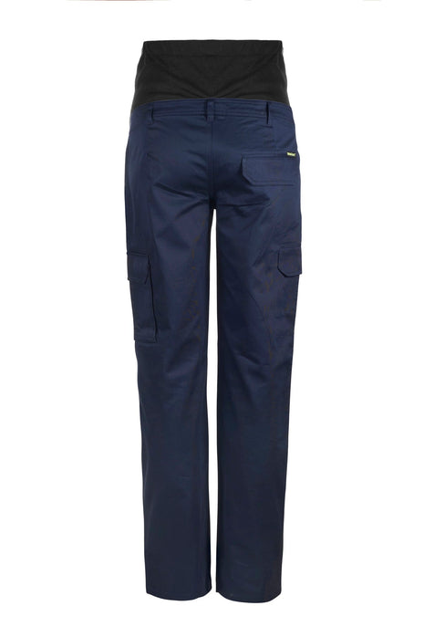 Womens Maternity Cargo Cotton Drill Trouser (NC-WPL081)